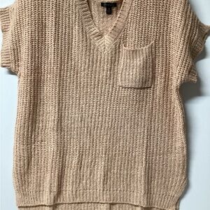 Versona Textured Knit Sweater in peach